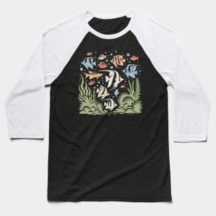 Tropical Aquarium Baseball T-Shirt